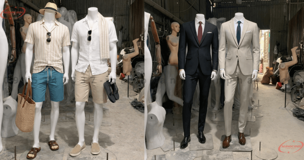 manocanh nam không Đầu trưng bày shop thời trang