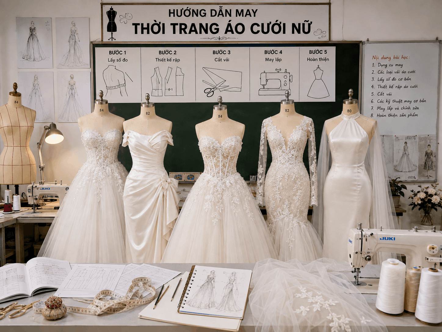 cho thuê manocanh nữ ghim kim ngành thiết kế